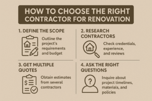 How to Choose the Right Contractor for Renovation (Short Guide)